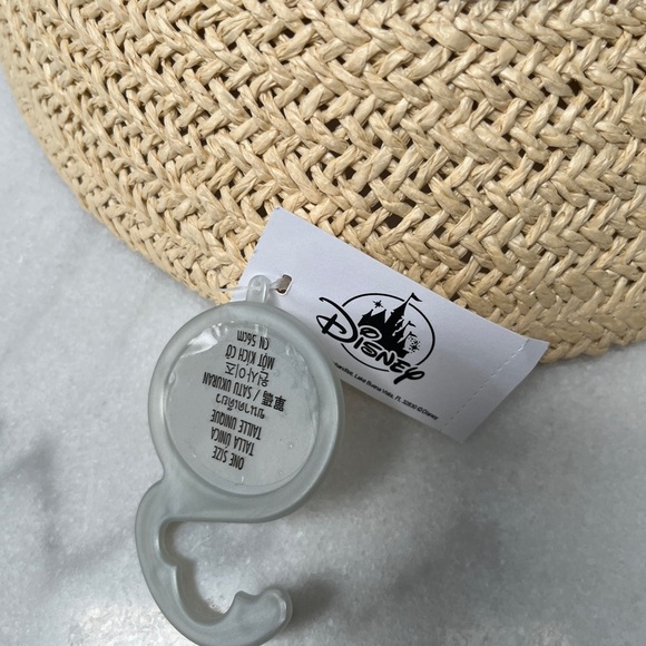 NWT Minnie Mouse Raffia Straw Bucket Hat - Picture 5 of 5